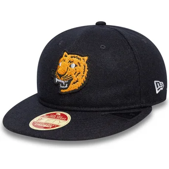 Justerbar 9FIFTY Retro Crown Heritage navyblå fladskærm kasket fra Detroit Tigers MLB af New Era
