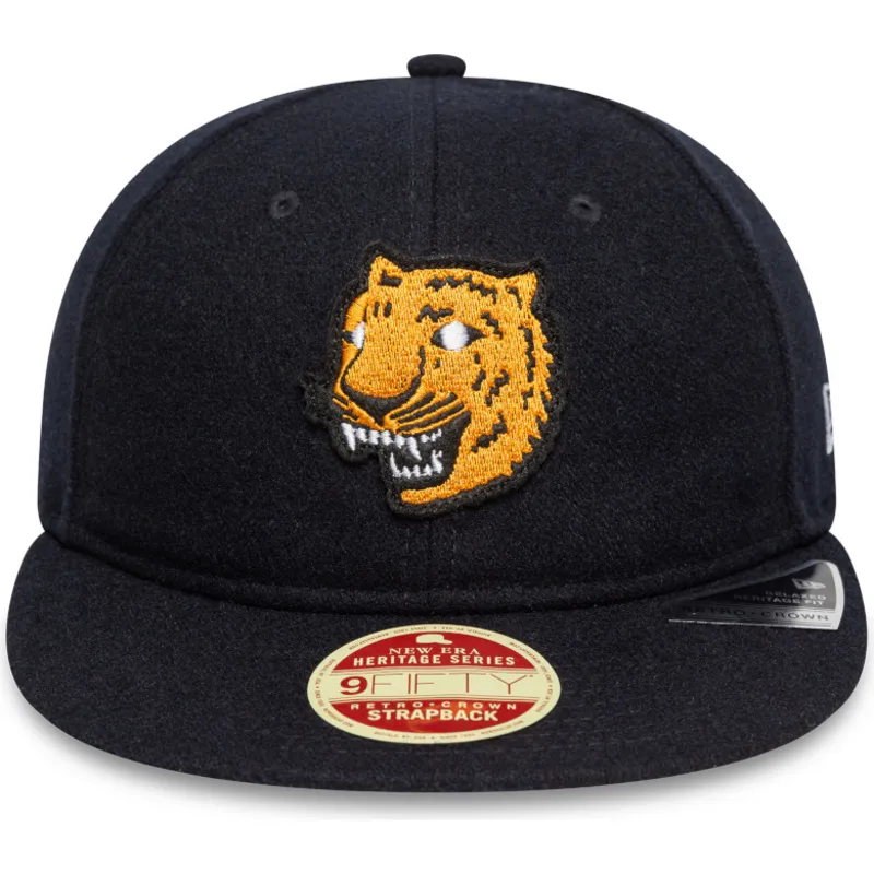 flad-kasket-marinebla-justerbar-9fifty-retro-crown-heritage-fra-detroit-tigers-mlb-fra-new-era