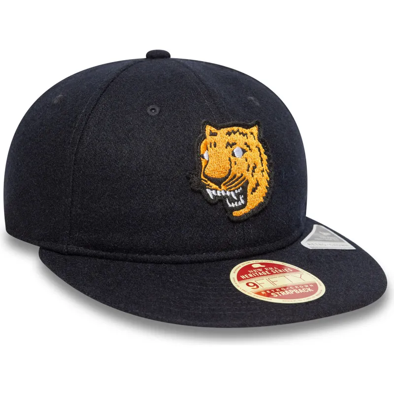 flad-kasket-marinebla-justerbar-9fifty-retro-crown-heritage-fra-detroit-tigers-mlb-fra-new-era