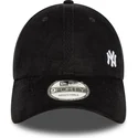 sort-justerbar-9forty-flawless-cord-kasket-med-buet-skygge-fra-new-york-yankees-mlb-af-new-era