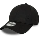 new-era-new-york-yankees-mlb-9forty-flawless-mesh-sort-snapback-kasket-med-buet-skygge-og-sort-logo