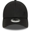 sort-curved-snapback-kasket-med-sort-logo-9forty-flawless-mesh-fra-new-york-yankees-mlb-fra-new-era