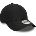 sort-justerbar-curved-kasket-med-sort-logo-9forty-tonal-flawless-fra-new-york-yankees-mlb-fra-new-era