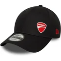 gorra-curva-negra-ajustable-9forty-flawless-de-ducati-motor-motogp-de-new-era