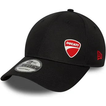 Gorra curva negra ajustable 9FORTY Flawless de Ducati Motor MotoGP de New Era