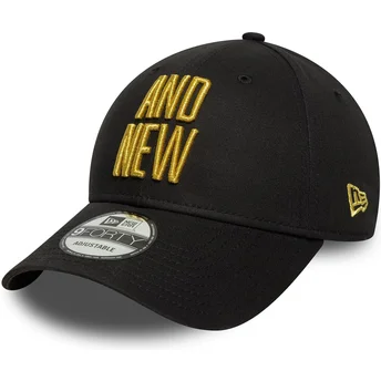 Sort justerbar 9FORTY Metallic Champ kasket fra UFC Ultimate Fighting Championship And New fra New Era