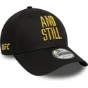 sort-justerbar-9forty-metallic-champ-buet-kasket-fra-ufc-ultimate-fighting-championship-and-still-af-new-era
