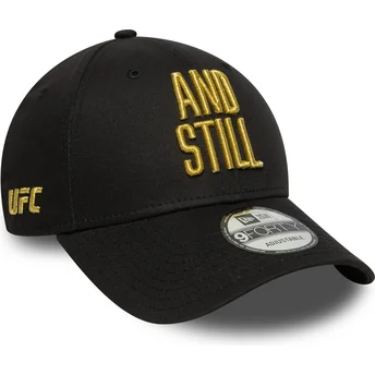Sort justerbar kurvet kasket 9FORTY Metallic Champ fra UFC Ultimate Fighting Championship And Still fra New Era