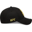 sort-justerbar-kurvet-kasket-9forty-metallic-champ-fra-ufc-ultimate-fighting-championship-and-still-fra-new-era
