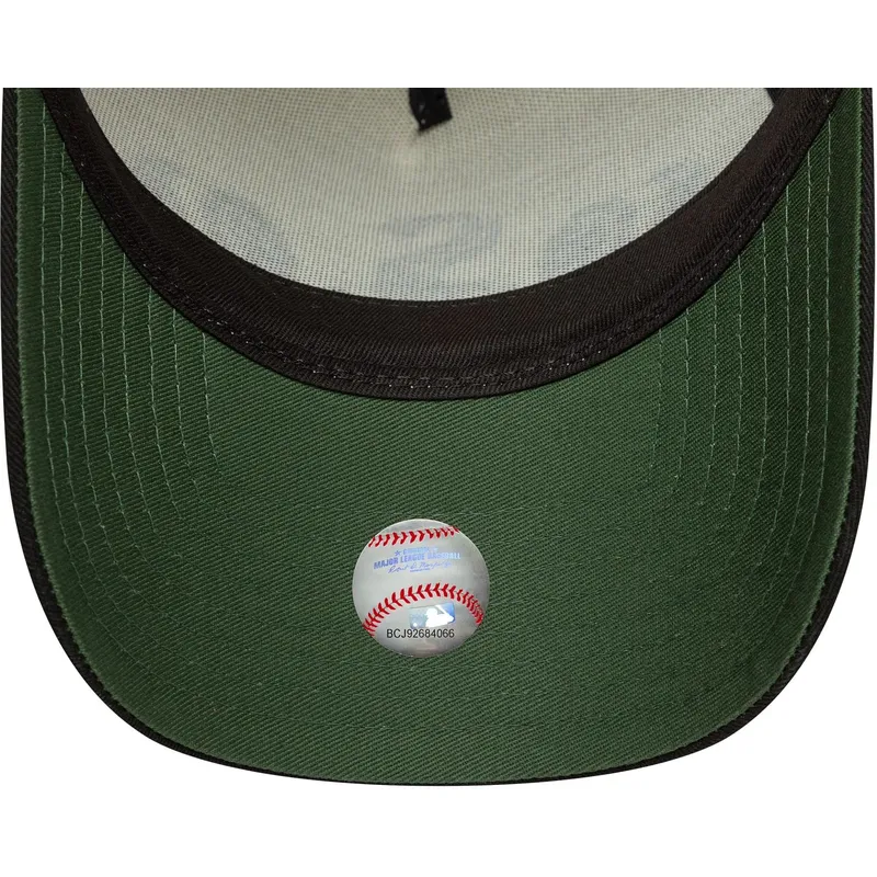 buet-beige-og-sort-snapback-kasket-a-frame-paisley-fra-chicago-white-sox-mlb-fra-new-era