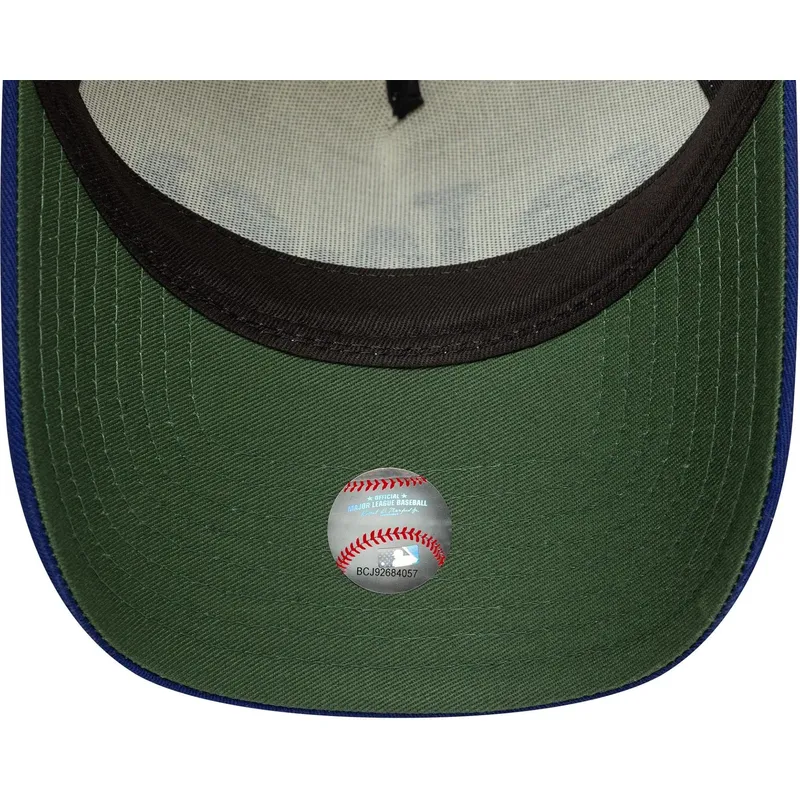buet-beige-og-bla-snapback-kasket-a-frame-paisley-fra-los-angeles-dodgers-mlb-fra-new-era