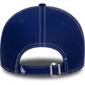 bla-justerbar-kurvet-kasket-9twenty-contrast-stitch-fra-los-angeles-dodgers-mlb-fra-new-era