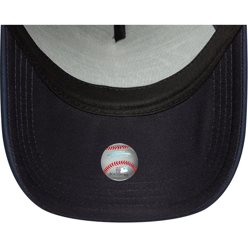 trucker-kasket-marinebla-a-frame-script-fra-new-york-yankees-mlb-fra-new-era