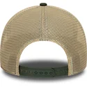brun-og-gron-trucker-kasket-a-frame-animal-patch-med-boffel-fra-new-era
