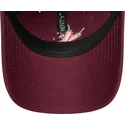justerbar-bordeaux-buet-kasket-til-kvinder-9twenty-phrase-spicy-fra-new-era