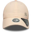 new-era-new-york-yankees-mlb-open-back-flawless-justerbar-lyserod-kvindekasket-med-buet-skygge