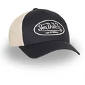 justerbar-sort-og-beige-trucker-kasket-lof-b31-fra-von-dutch