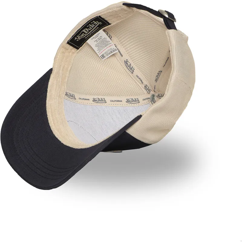 sort-og-beige-justerbar-trucker-kasket-lof-b31-fra-von-dutch