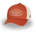 justerbar-orange-og-beige-truckerkasket-lof-b33-fra-von-dutch