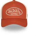 justerbar-orange-og-beige-truckerkasket-lof-b33-fra-von-dutch