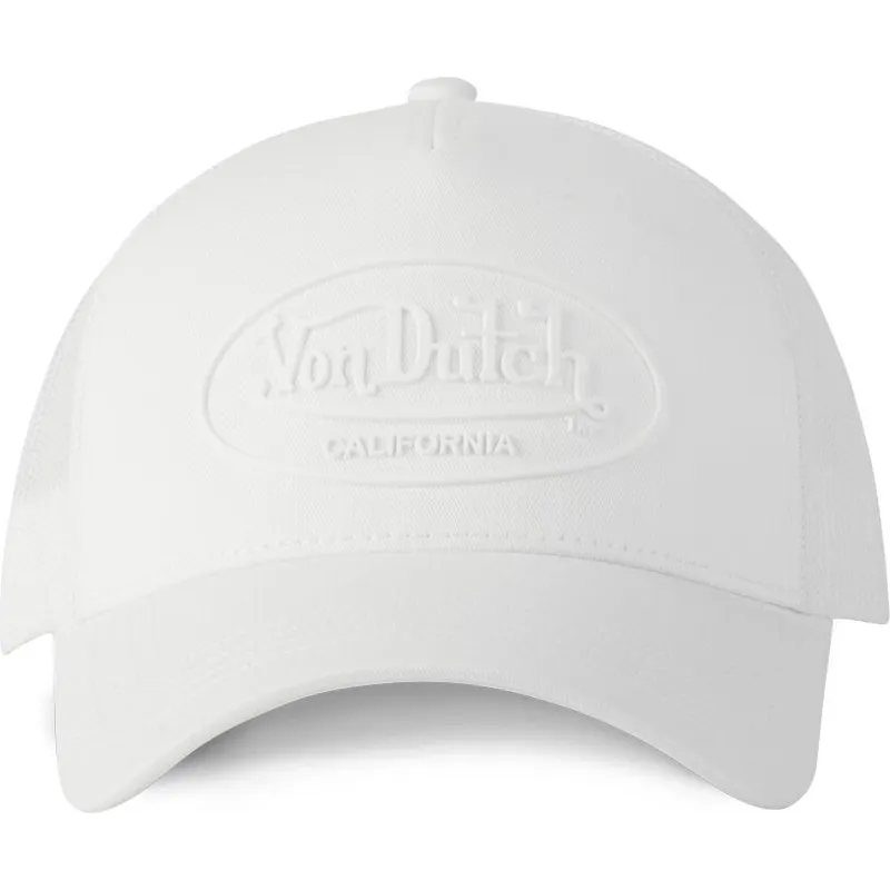 hvid-trucker-kasket-log17-fra-von-dutch