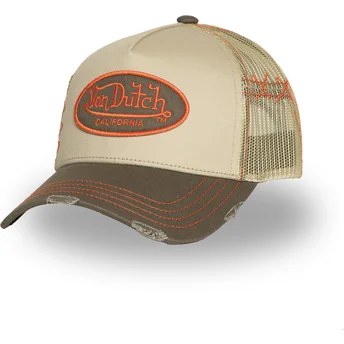 Gorra trucker beige BRUGT 06 fra Von Dutch