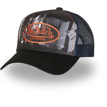 Kasketter buet sort snapback SUBL08 af Von Dutch