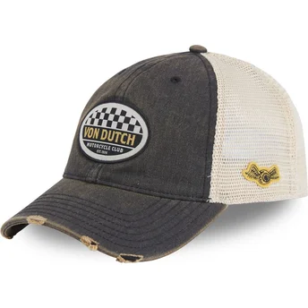Von Dutch grå og hvid trucker kasket MAC08