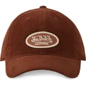 justerbar-brun-buet-kasket-log06-fra-von-dutch