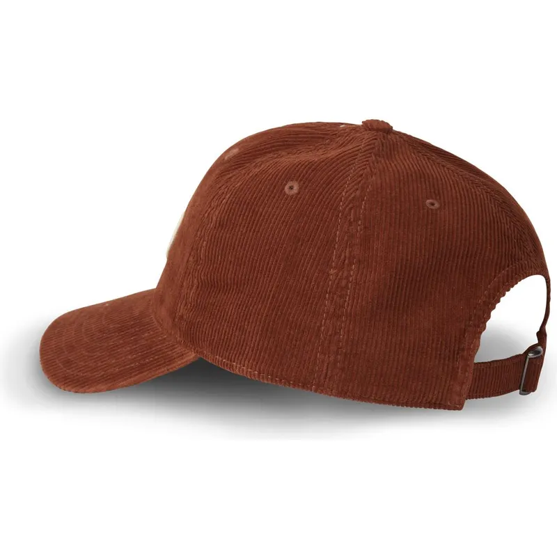 brun-justerbar-kurvet-kasket-log06-fra-von-dutch