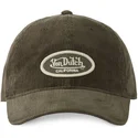 kasketter-buet-gron-justerbar-rem-log07-af-von-dutch