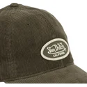 kasketter-buet-gron-justerbar-rem-log07-af-von-dutch