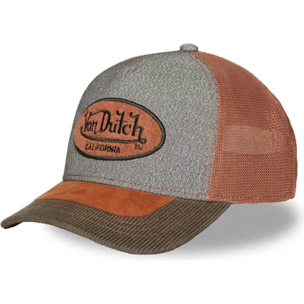 Gorra trucker grå og brun SHIELD01 fra Von Dutch