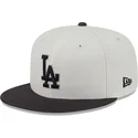 los-angeles-dodgers-mlb-new-era-59fifty-clr-dvlp-beige-og-sort-justeret-flad-kasket