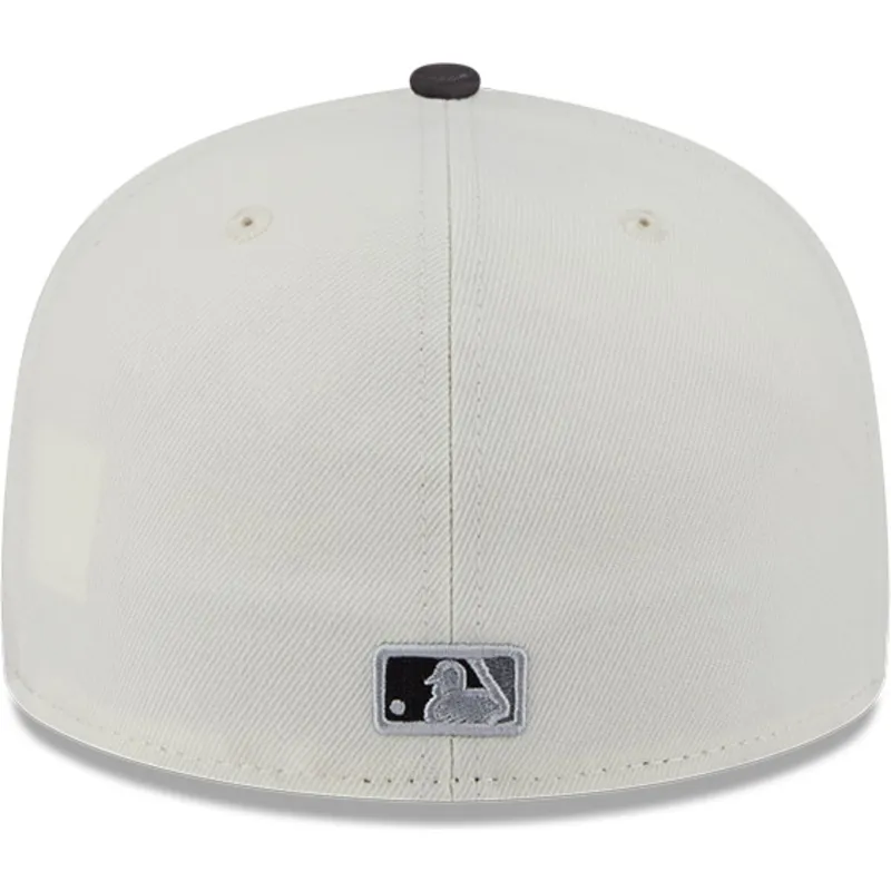 beige-og-sort-justerbar-59fifty-clr-dvlp-new-york-yankees-mlb-kasket-fra-new-era