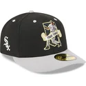 sort-og-gra-buet-59fifty-player-frank-thomas-chicago-white-sox-mlb-fitted-kasket-fra-new-era