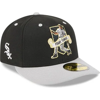 Buet sort og grå justeret 59FIFTY Player Frank Thomas kasket fra Chicago White Sox MLB fra New Era