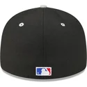 sort-og-gra-buet-59fifty-player-frank-thomas-chicago-white-sox-mlb-fitted-kasket-fra-new-era
