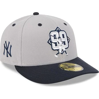 Grå og marineblå buet 59FIFTY Player Aaron Judge New York Yankees MLB kasket fra New Era