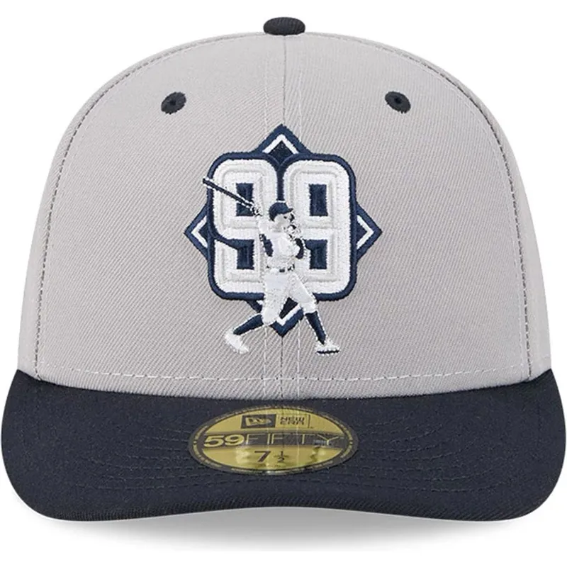 gra-og-marinebla-buet-kasket-justerbar-59fifty-player-aaron-judge-fra-new-york-yankees-mlb-fra-new-era