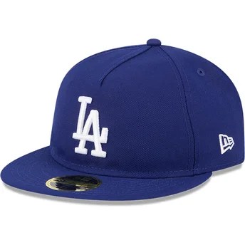 Los Angeles Dodgers MLB New Era 59FIFTY Retro Crown A Frame Easy blå flad kasket