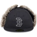 boston-red-sox-mlb-new-era-59fifty-sort-justerbar-flat-cap-med-vinter-oreklapper