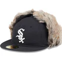 chicago-white-sox-mlb-new-era-59fifty-sort-justerbar-flat-cap-med-vinter-oreklapper