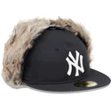 sort-fitted-59fifty-winter-dog-ear-flad-kasket-fra-new-york-yankees-mlb-af-new-era