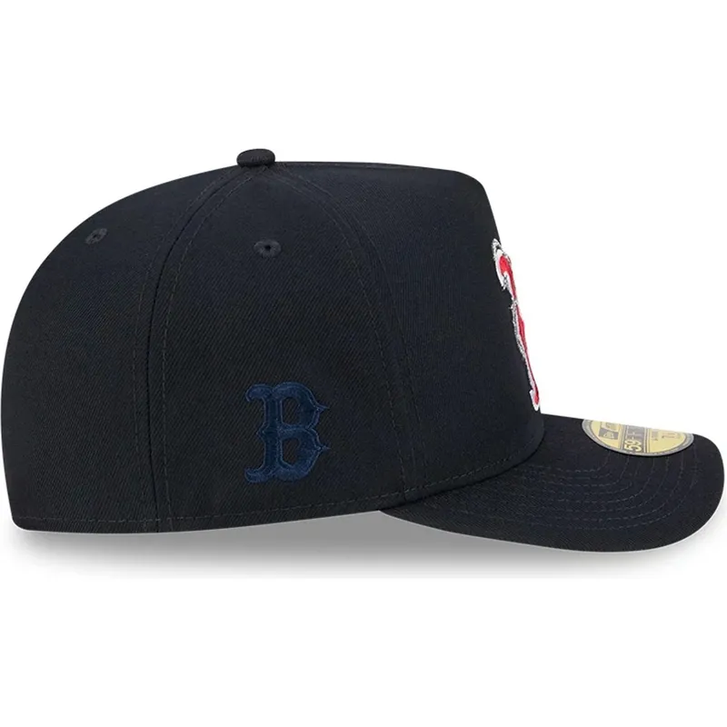marinebla-buet-kasket-justerbar-59fifty-a-frame-wired-fra-boston-red-sox-mlb-fra-new-era