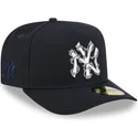 marinebla-buet-kasket-justerbar-59fifty-a-frame-wired-fra-new-york-yankees-mlb-fra-new-era