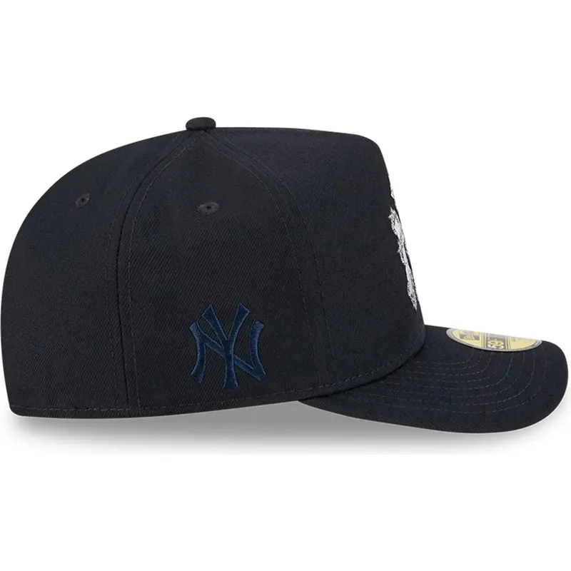 marinebla-buet-kasket-justerbar-59fifty-a-frame-wired-fra-new-york-yankees-mlb-fra-new-era