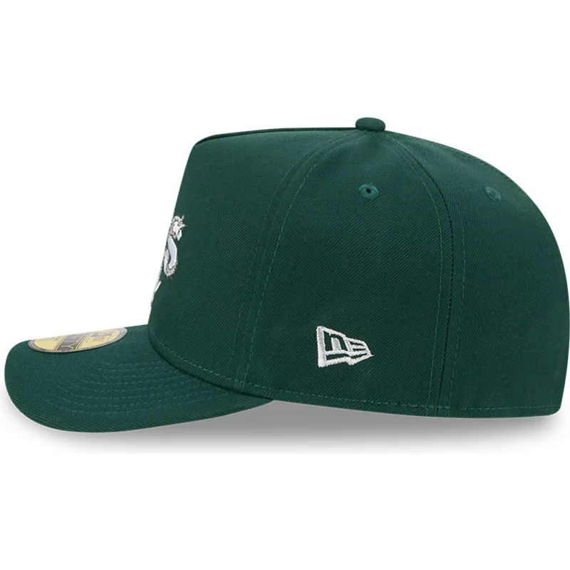 gron-buet-justerbar-59fifty-a-frame-wired-kasket-fra-oakland-athletics-mlb-fra-new-era