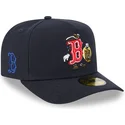 buet-marinebla-justeret-59fifty-a-frame-cartoon-kasket-af-boston-red-sox-mlb-fra-new-era
