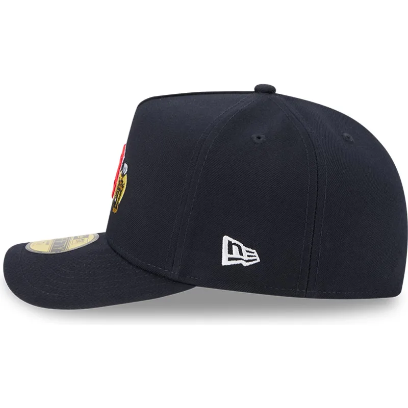 buet-marinebla-justeret-59fifty-a-frame-cartoon-kasket-af-boston-red-sox-mlb-fra-new-era